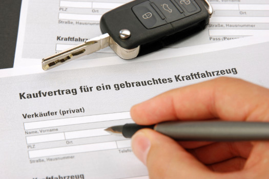 Auto verkaufen Kaufvertrag